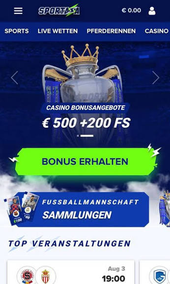 Recensione di Sportaza Sportsbook e offerta bonus agosto 2026