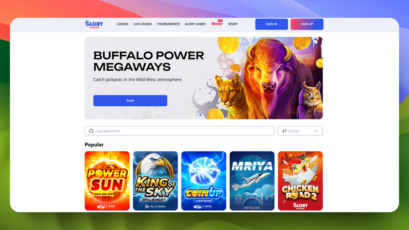 Introduction to Glory Online Casino